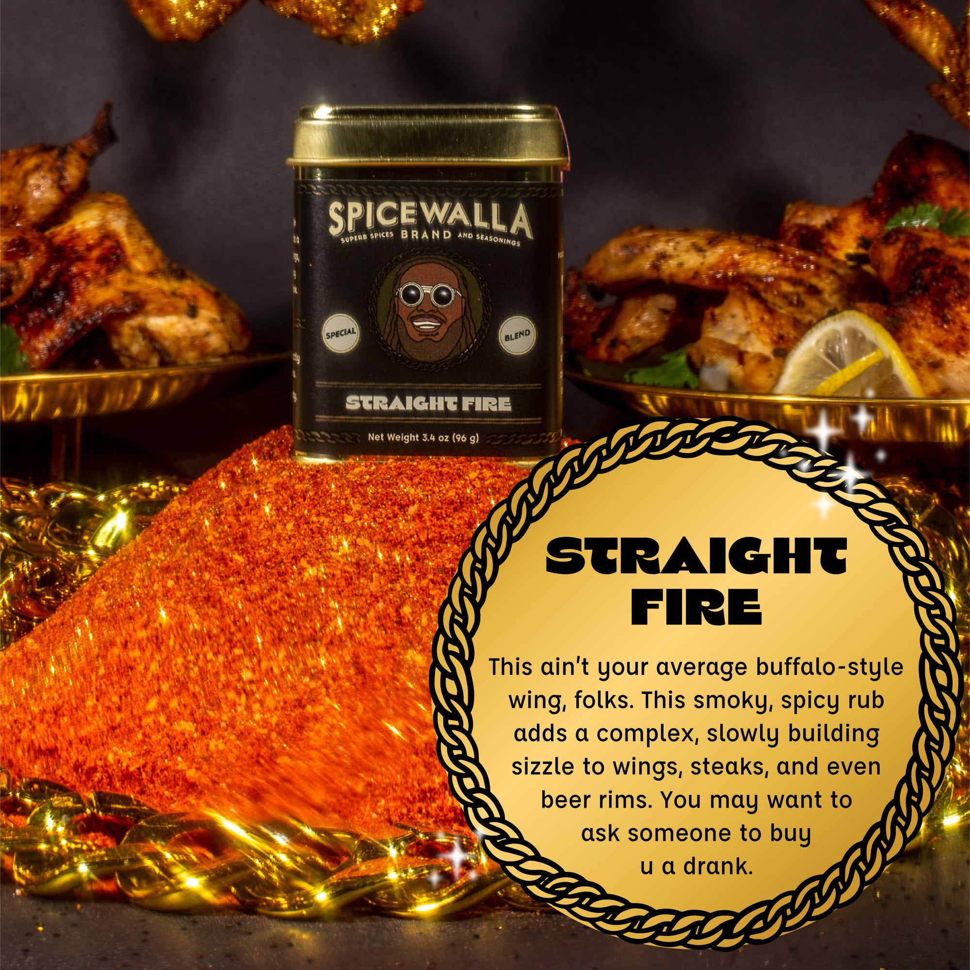 T-Pain's Straight Fire Wing Rub