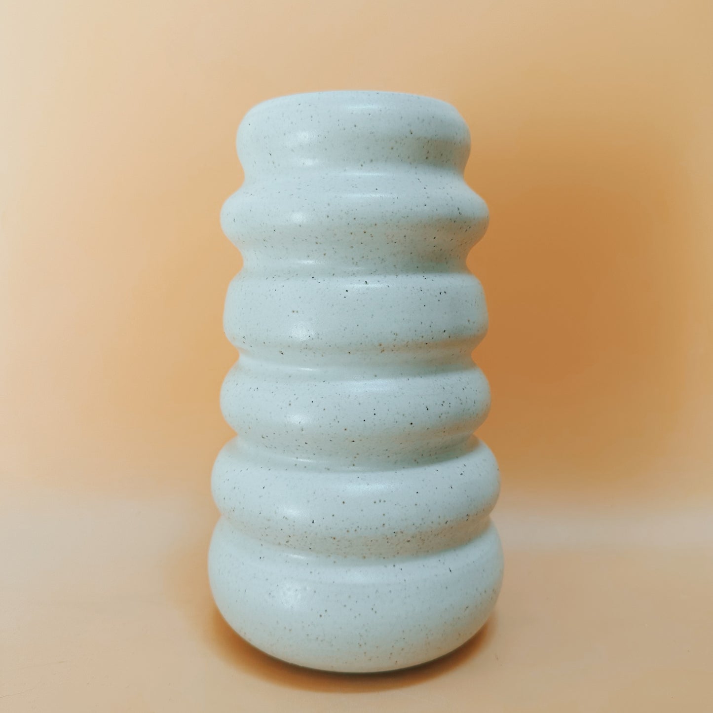 Speckled Stacked Vase