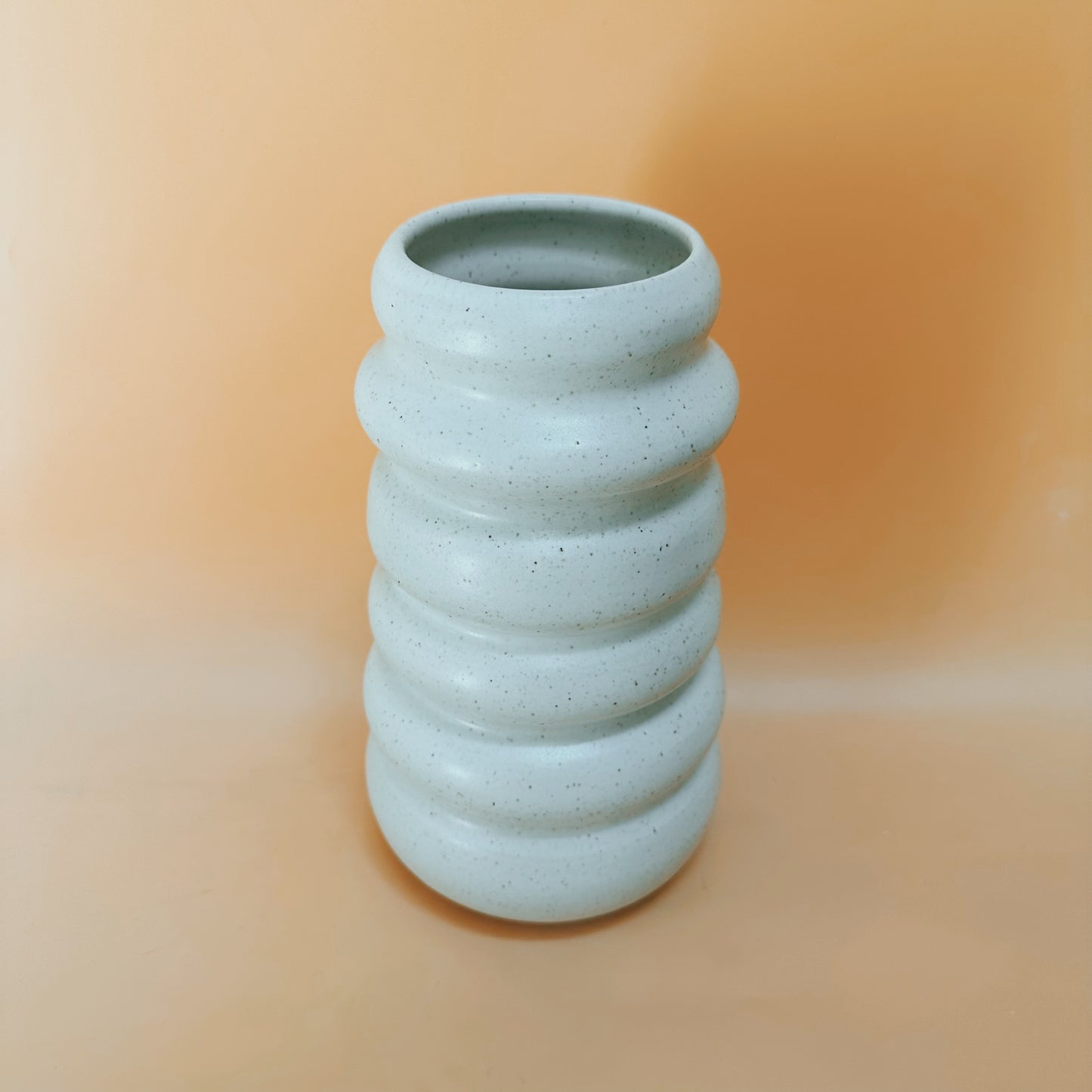 Speckled Stacked Vase