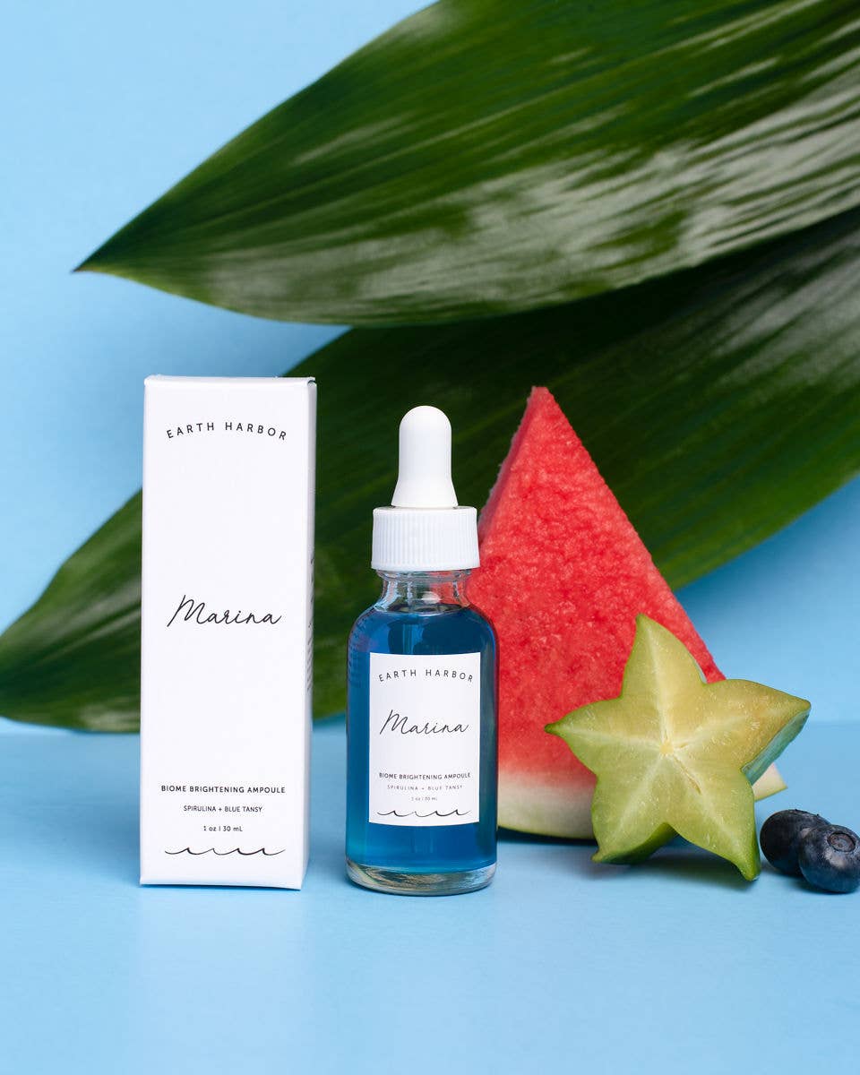 MARINA Biome Brightening Concentrate: Blue Tansy + Squalane