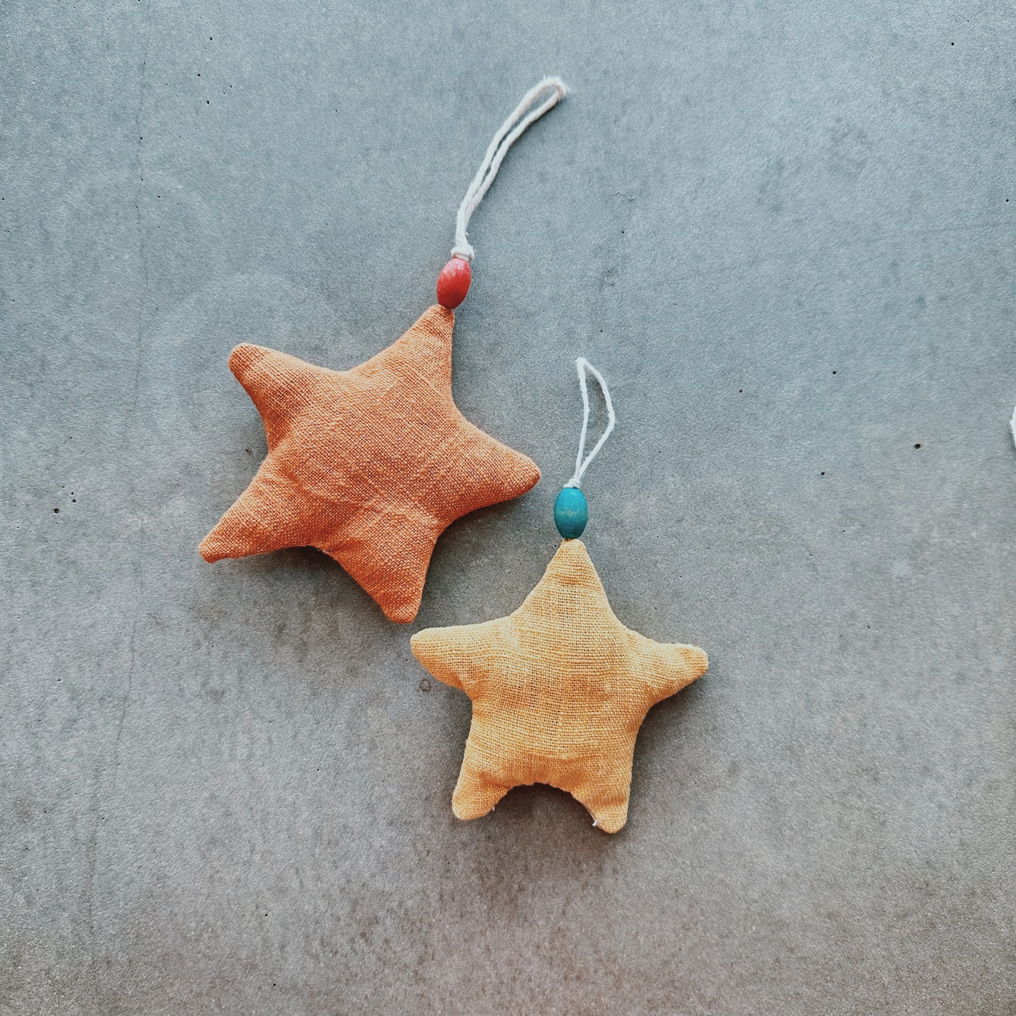 Linen Star Ornament