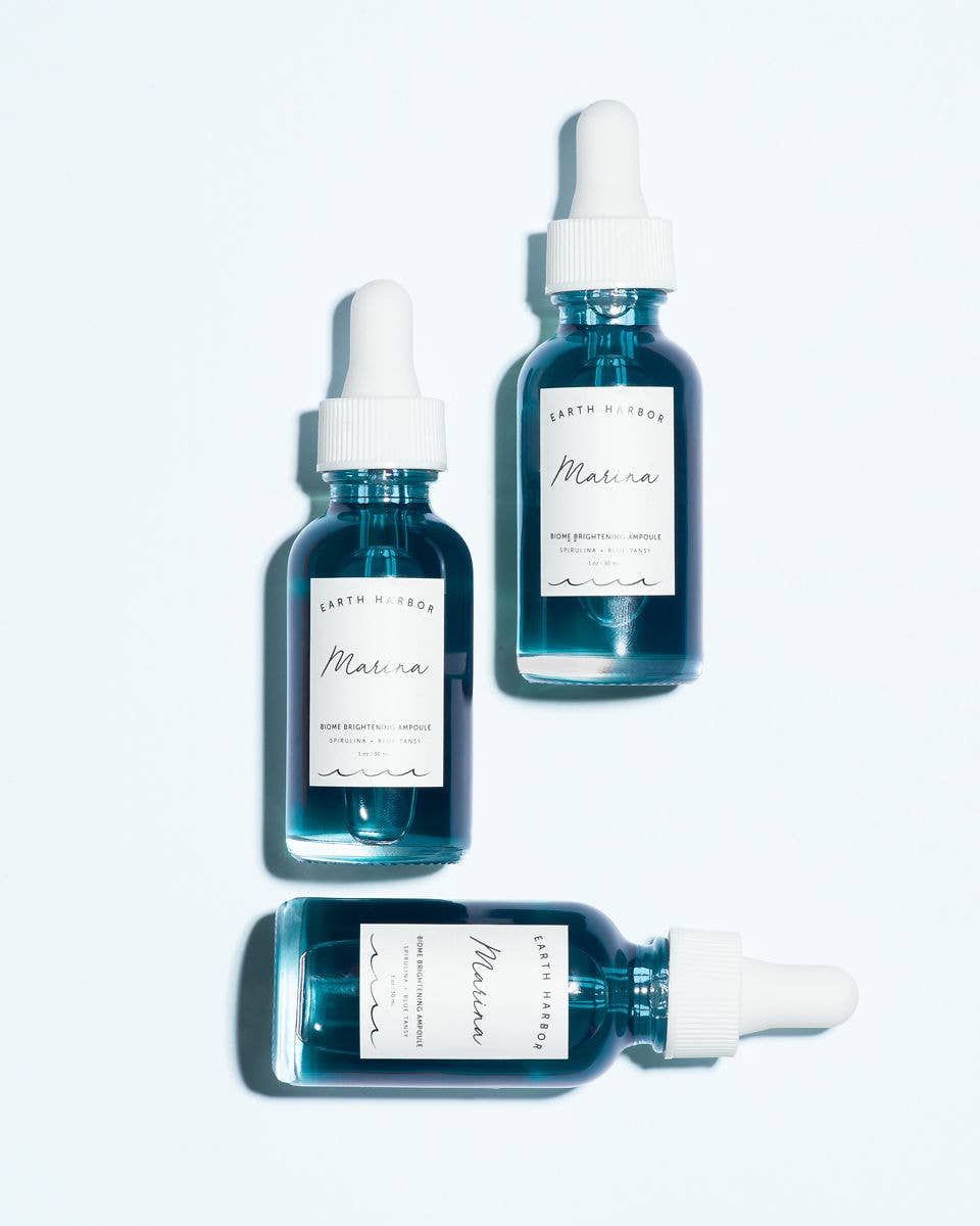 MARINA Biome Brightening Concentrate: Blue Tansy + Squalane