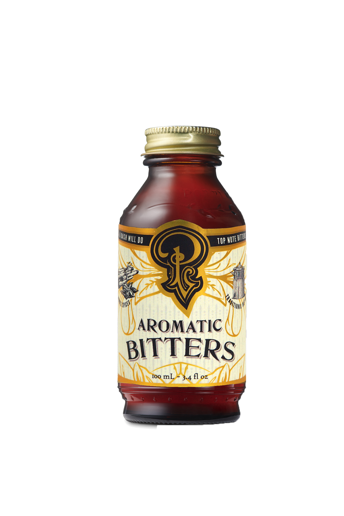 Aromatic Bitters 3.4 oz - cocktail / mocktail beverage mixer