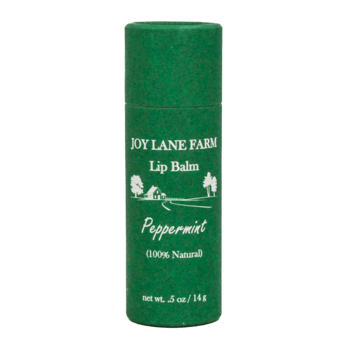 Joy Lane Farm - Peppermint - Cardboard Lip Balm, Ecofriendly Natural