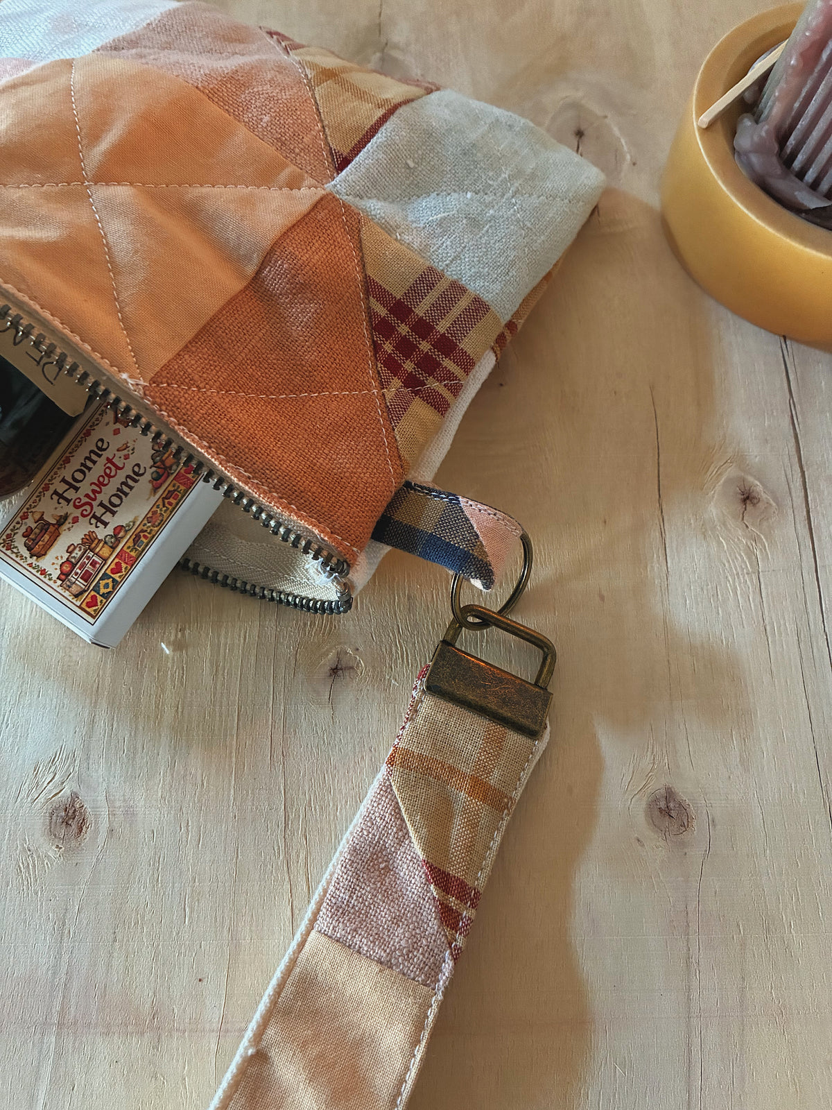 Quilted Keychain