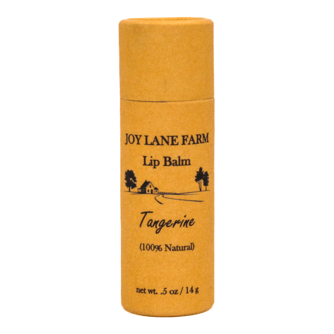 Joy Lane Farm - Tangerine - Cardboard Lip Balm, Ecofriendly Natural