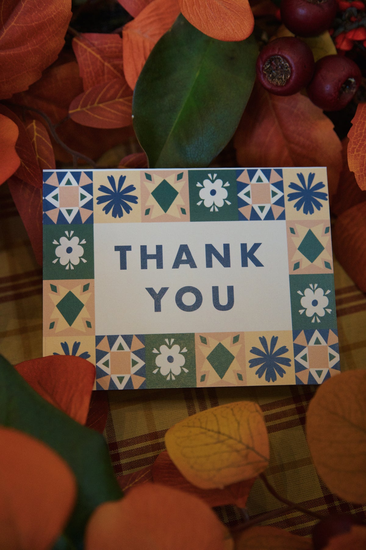 Quilted Border Thank you