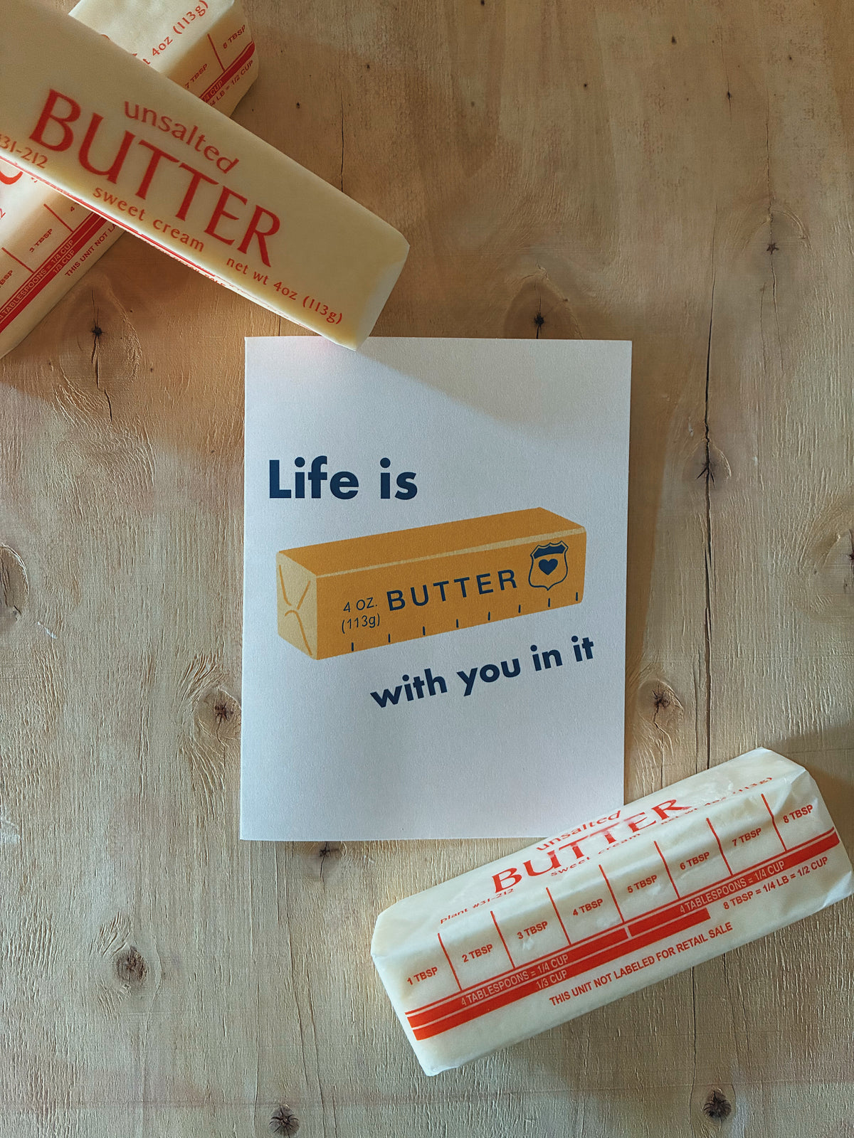 Life is Butter Card
