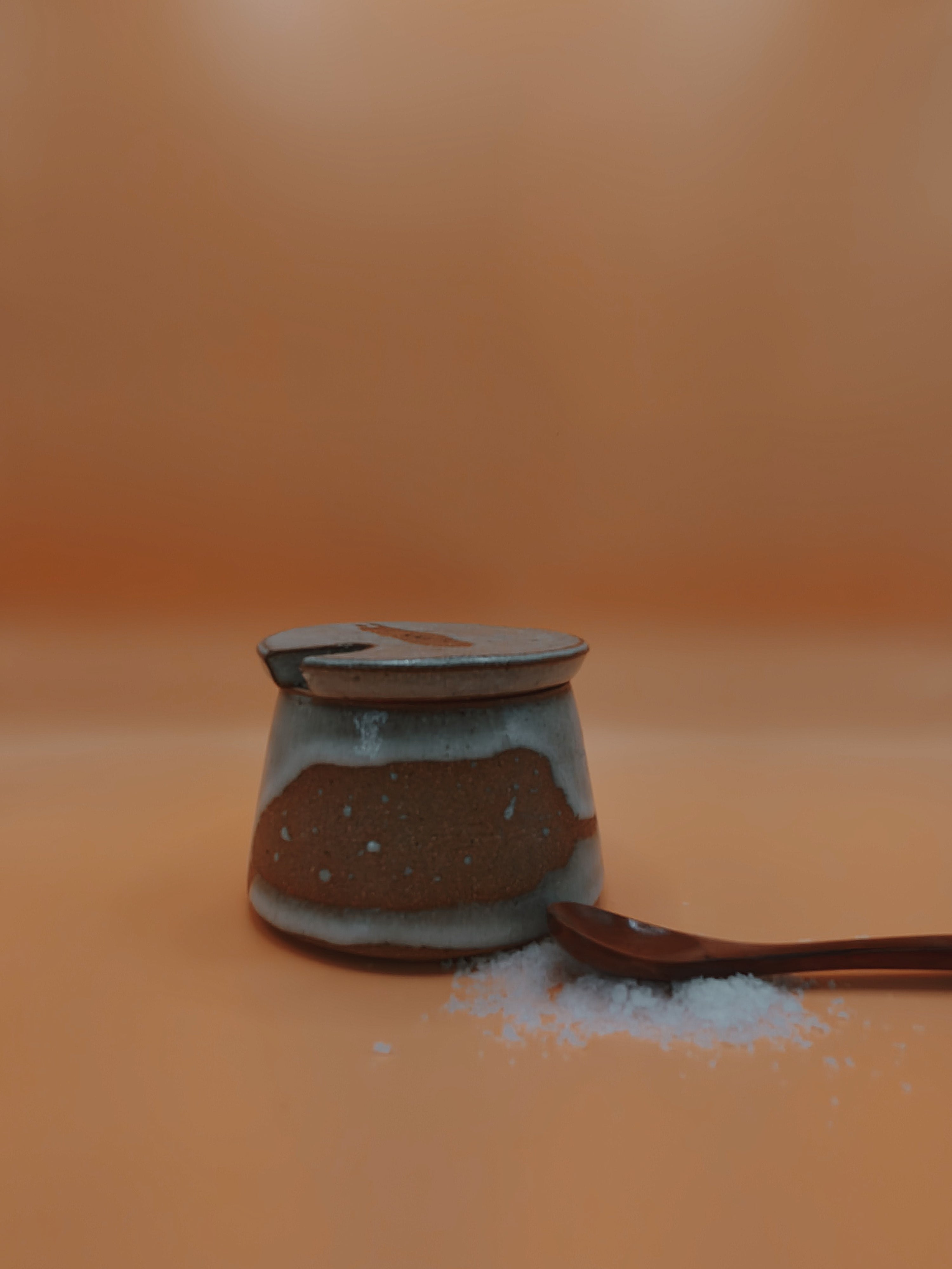 Wax Resist Salt Cellar