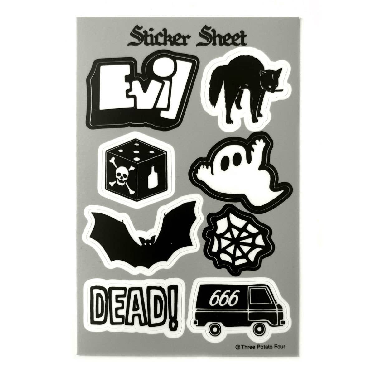 Halloween sticker sheet