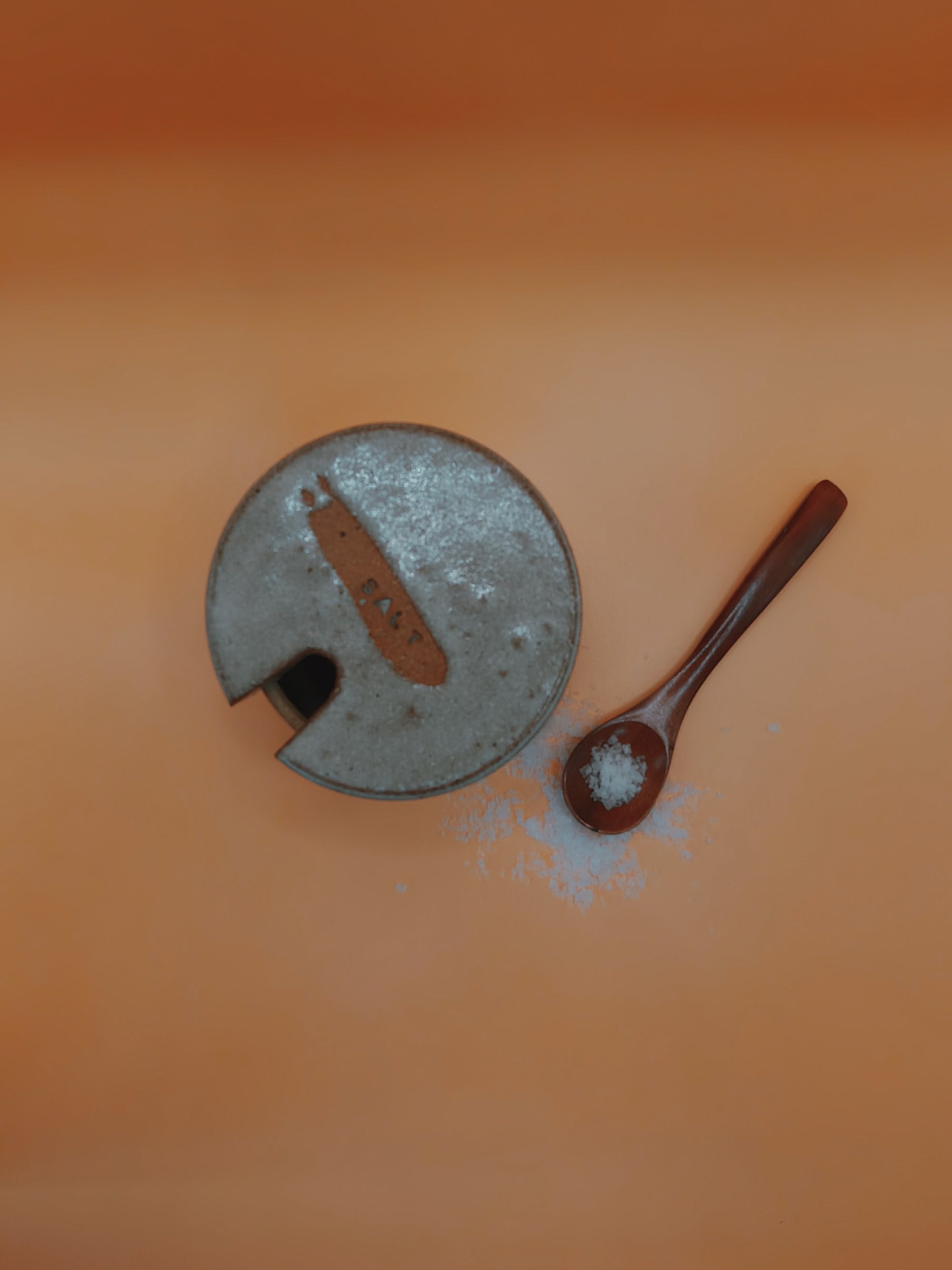 Wax Resist Salt Cellar