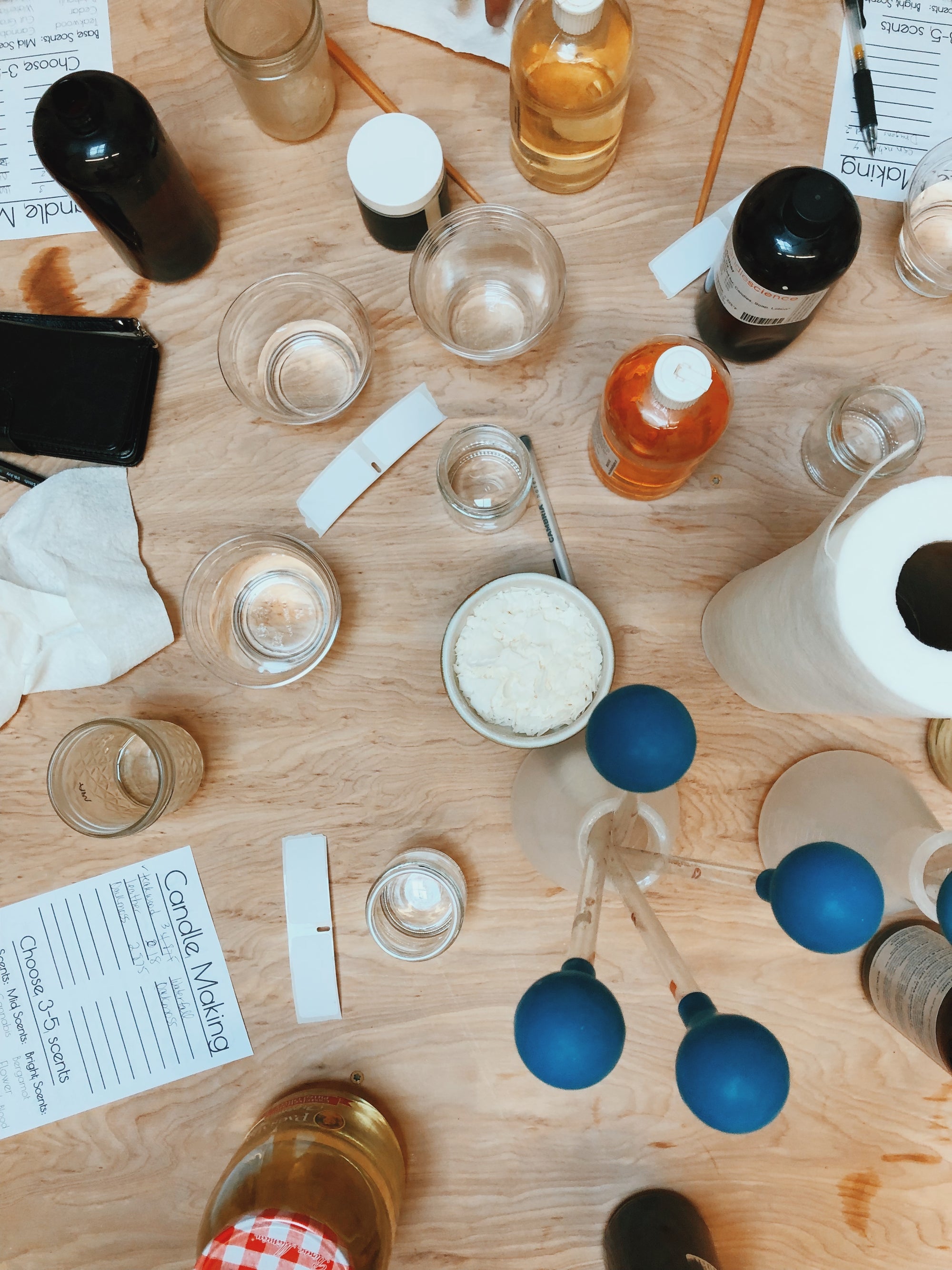 Candle Making & Tea blending class