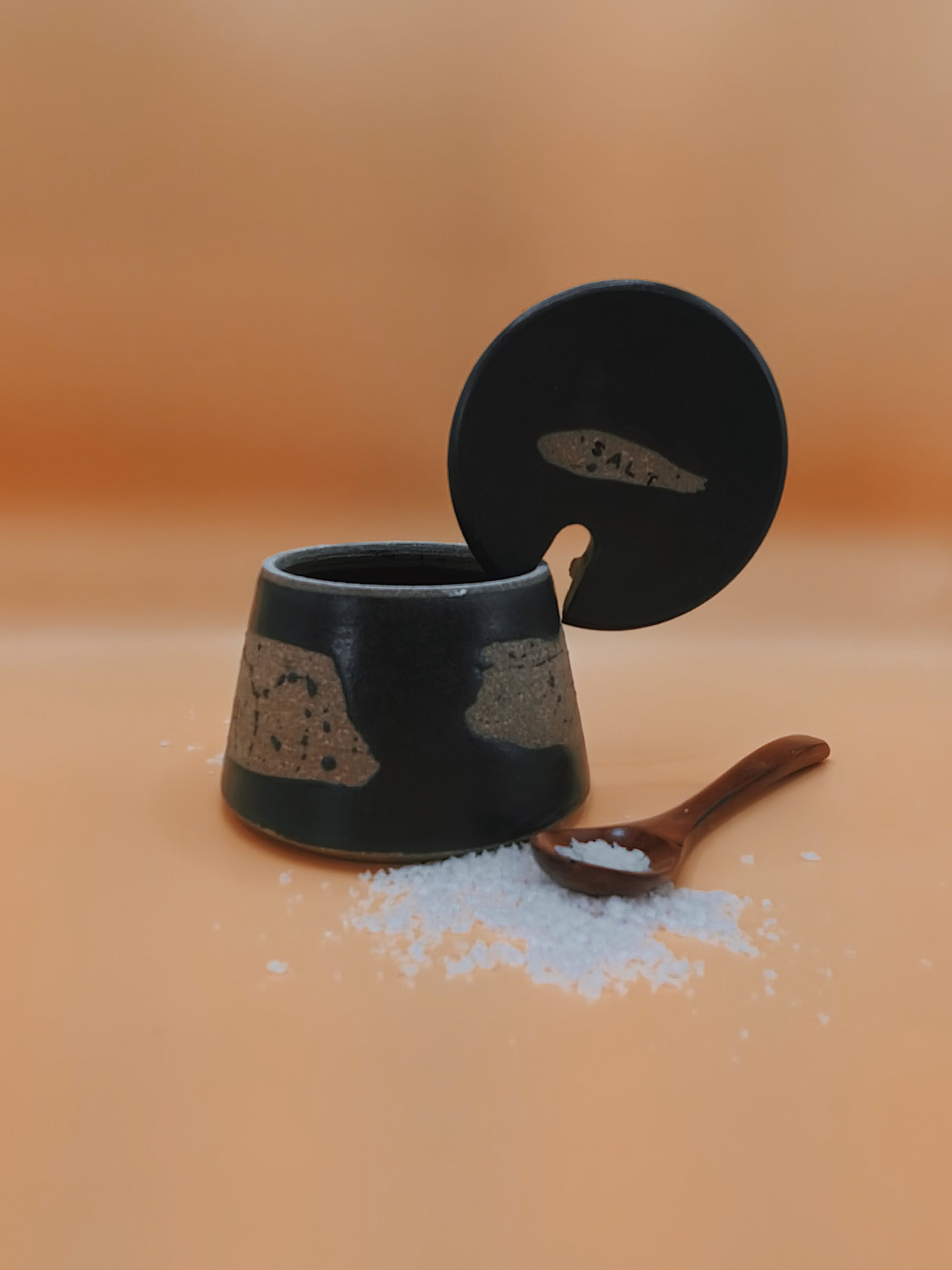 Wax Resist Salt Cellar