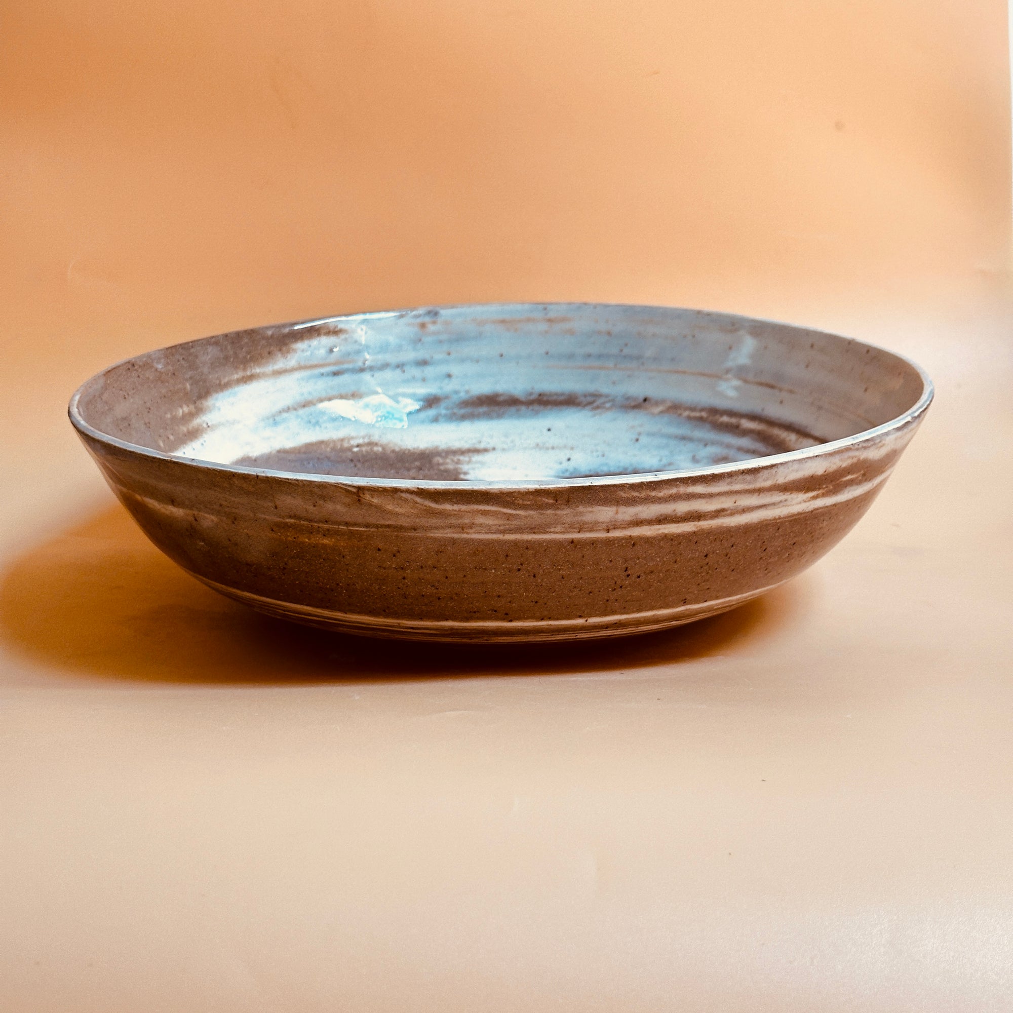 Marbled Stoneware Serving Bowl