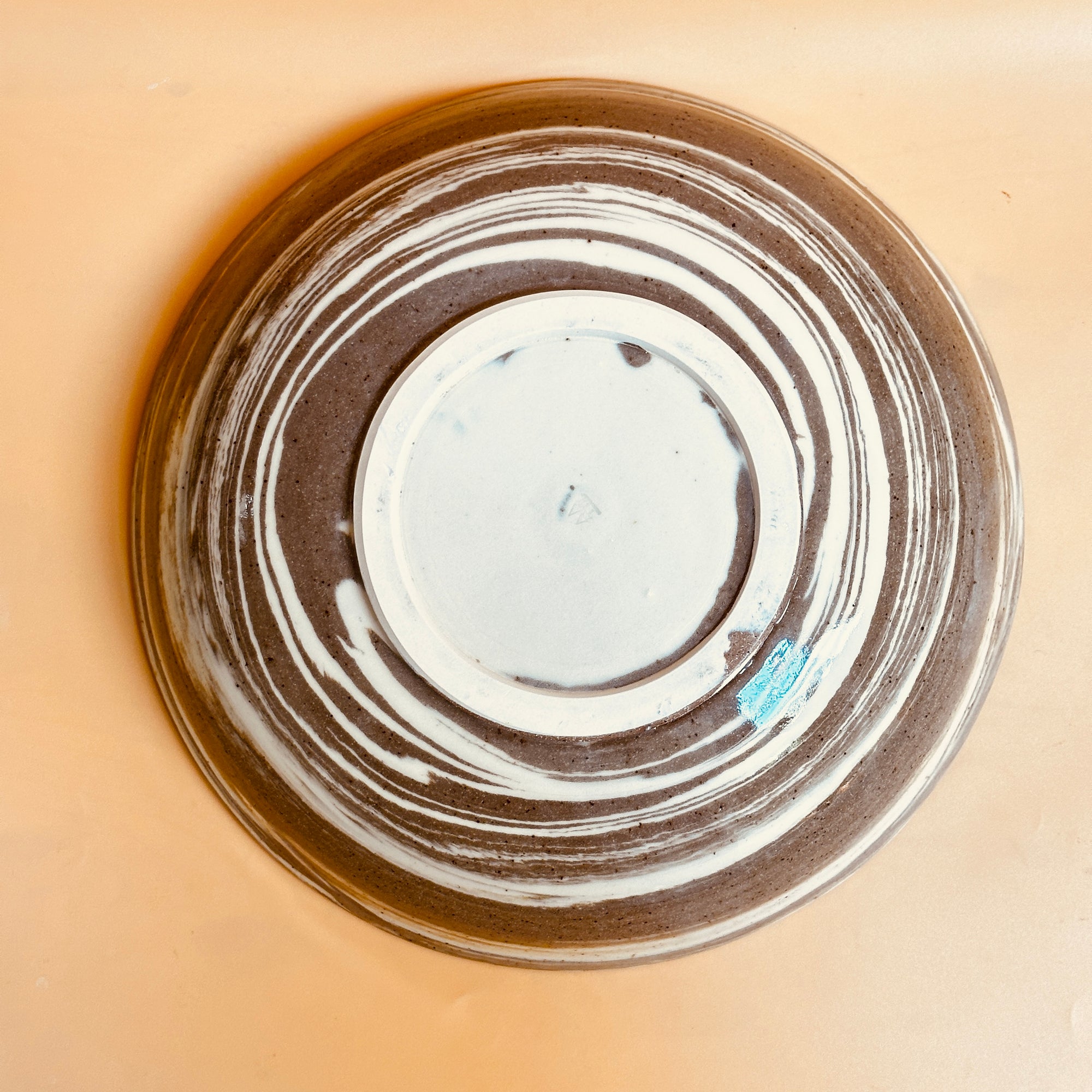 Marbled Stoneware Serving Bowl