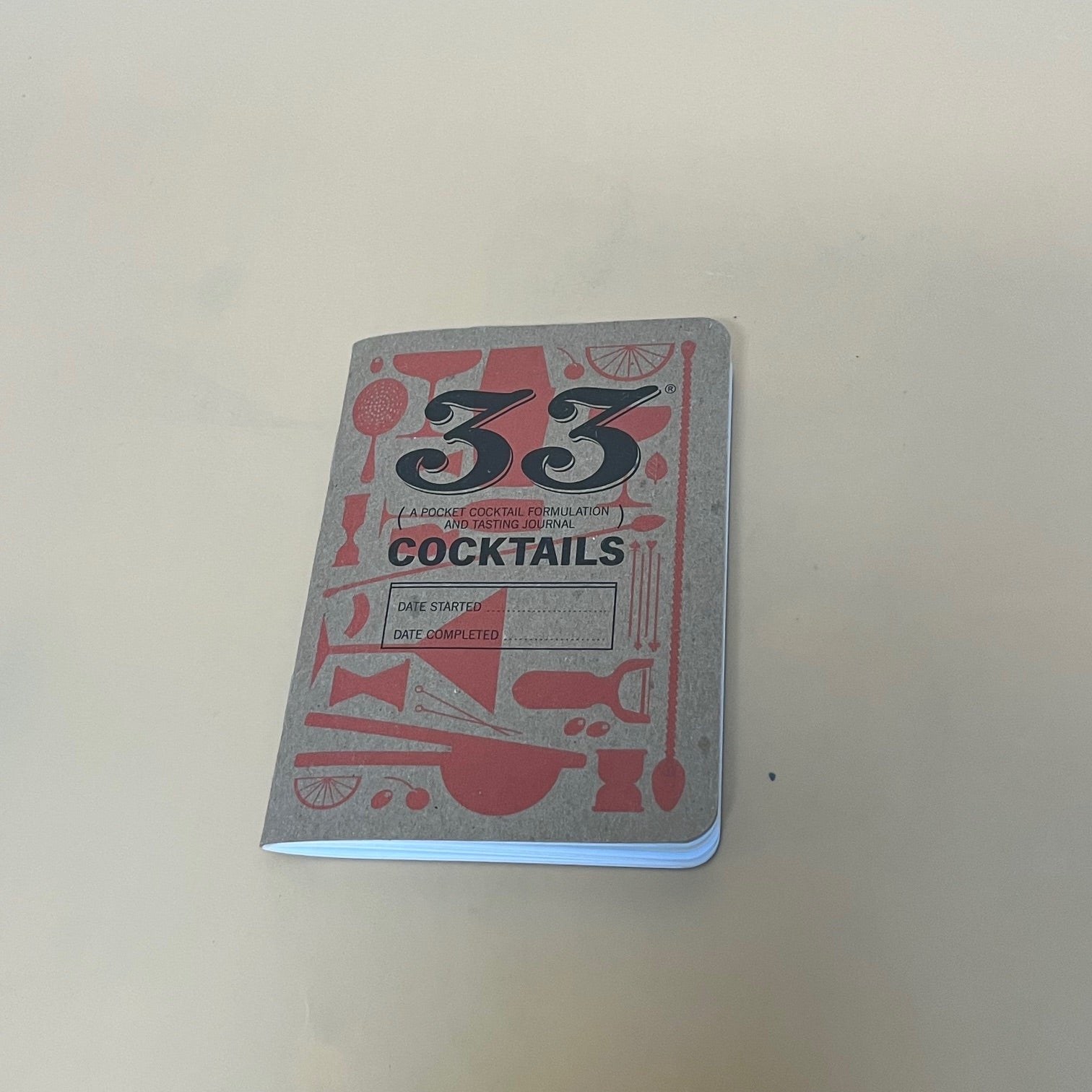 Cocktail Tasting Notebook