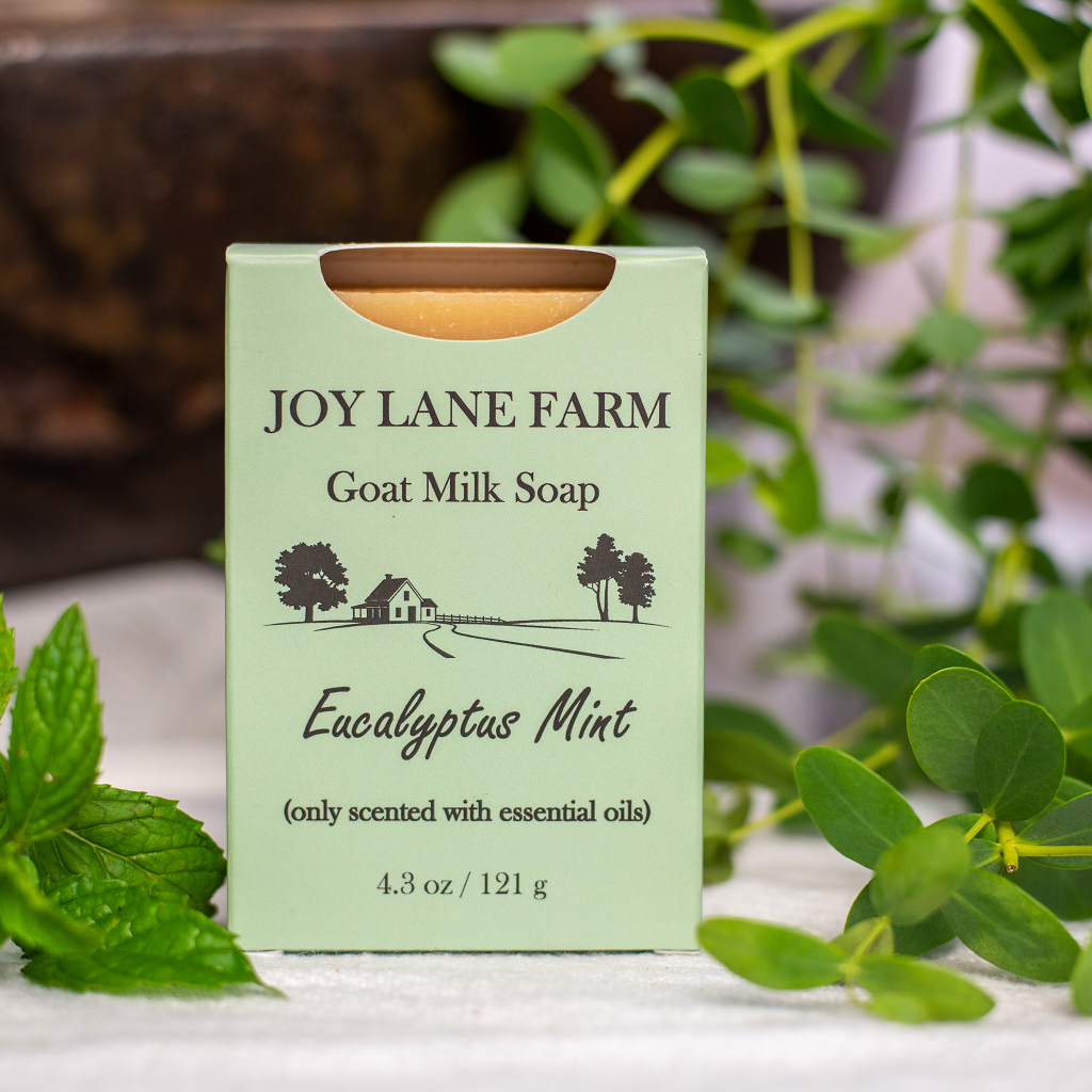 Joy Lane Farm - Handcrafted Artisan Natural Local Eucalyptus Goat Milk Soap