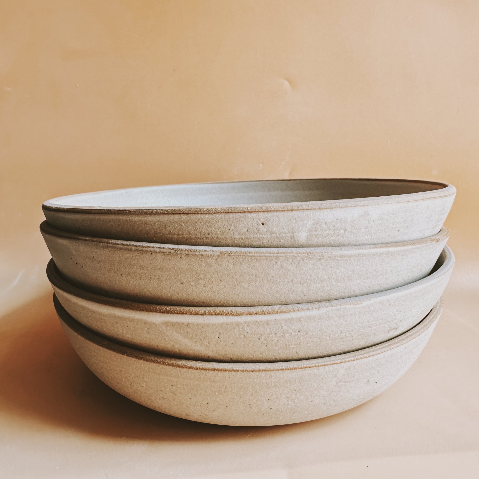 9” Dark Stoneware Pasta Bowl