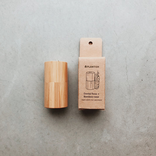 Bamboo case + Floss