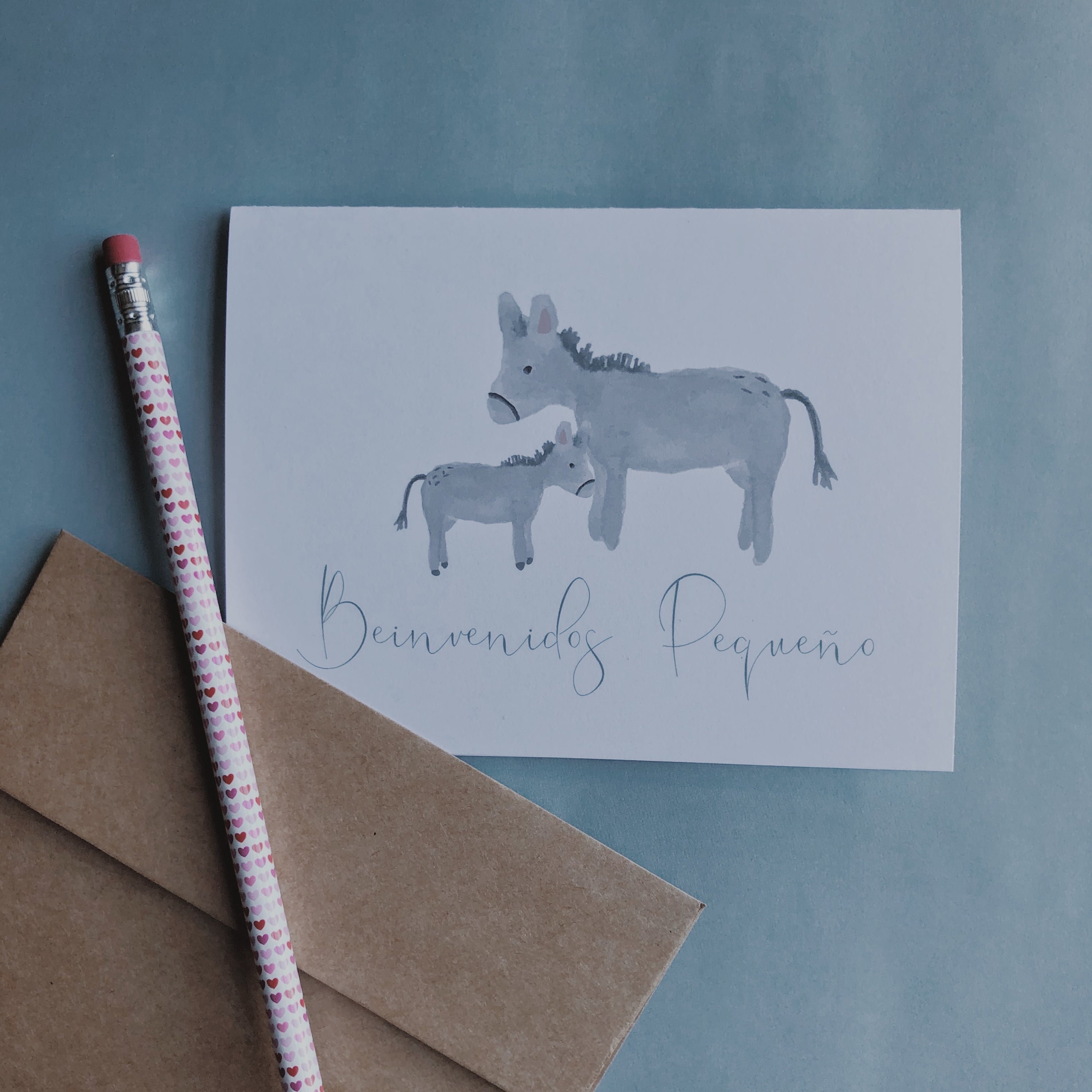 Beinvenidos Pequeno Notecard