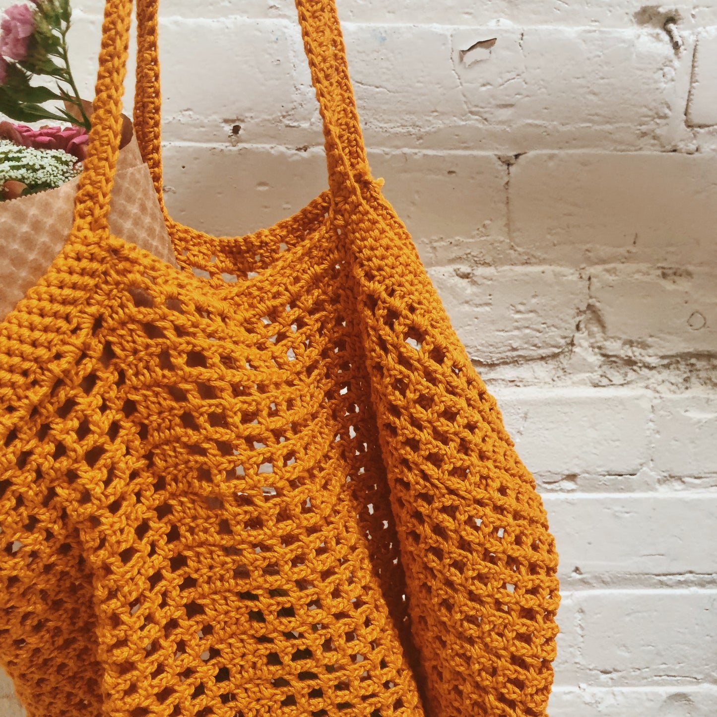 Hand Crochet Market Bag