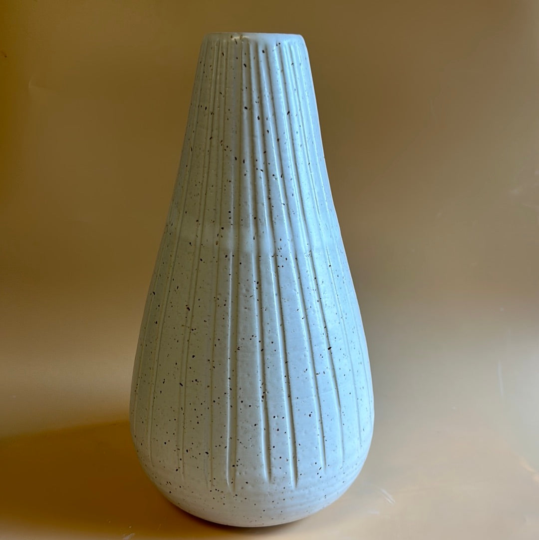 Large Glazed Bulb Vase
