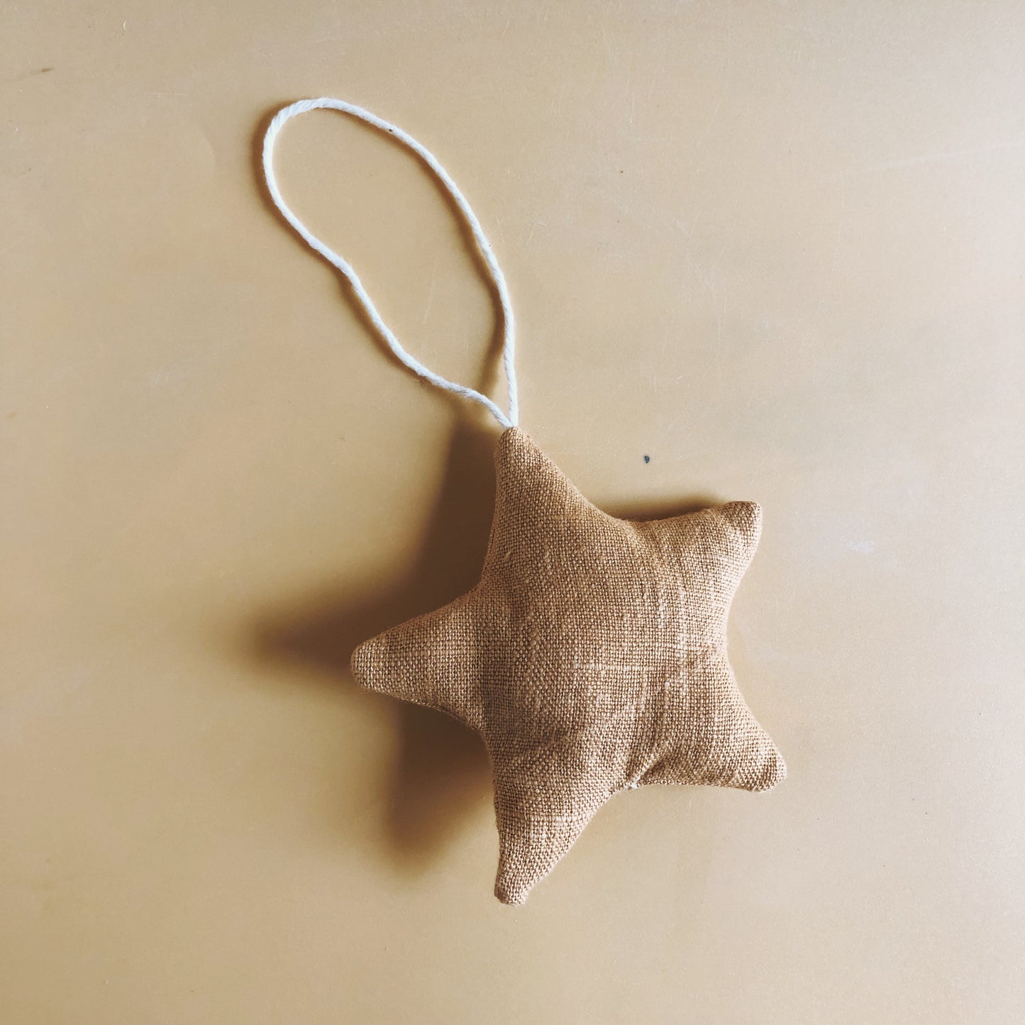 Linen Star Ornament