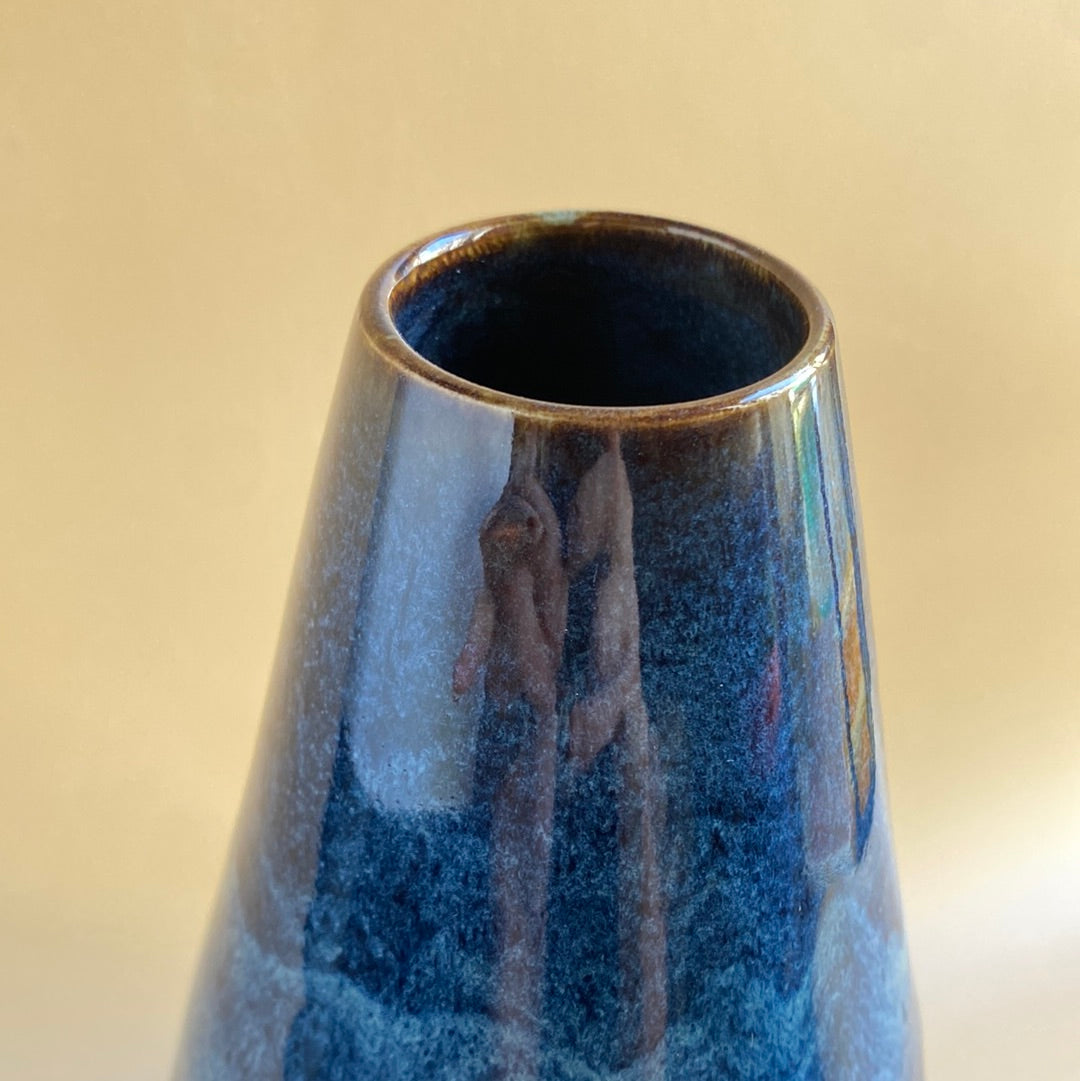 Large Glazed Bulb Vase